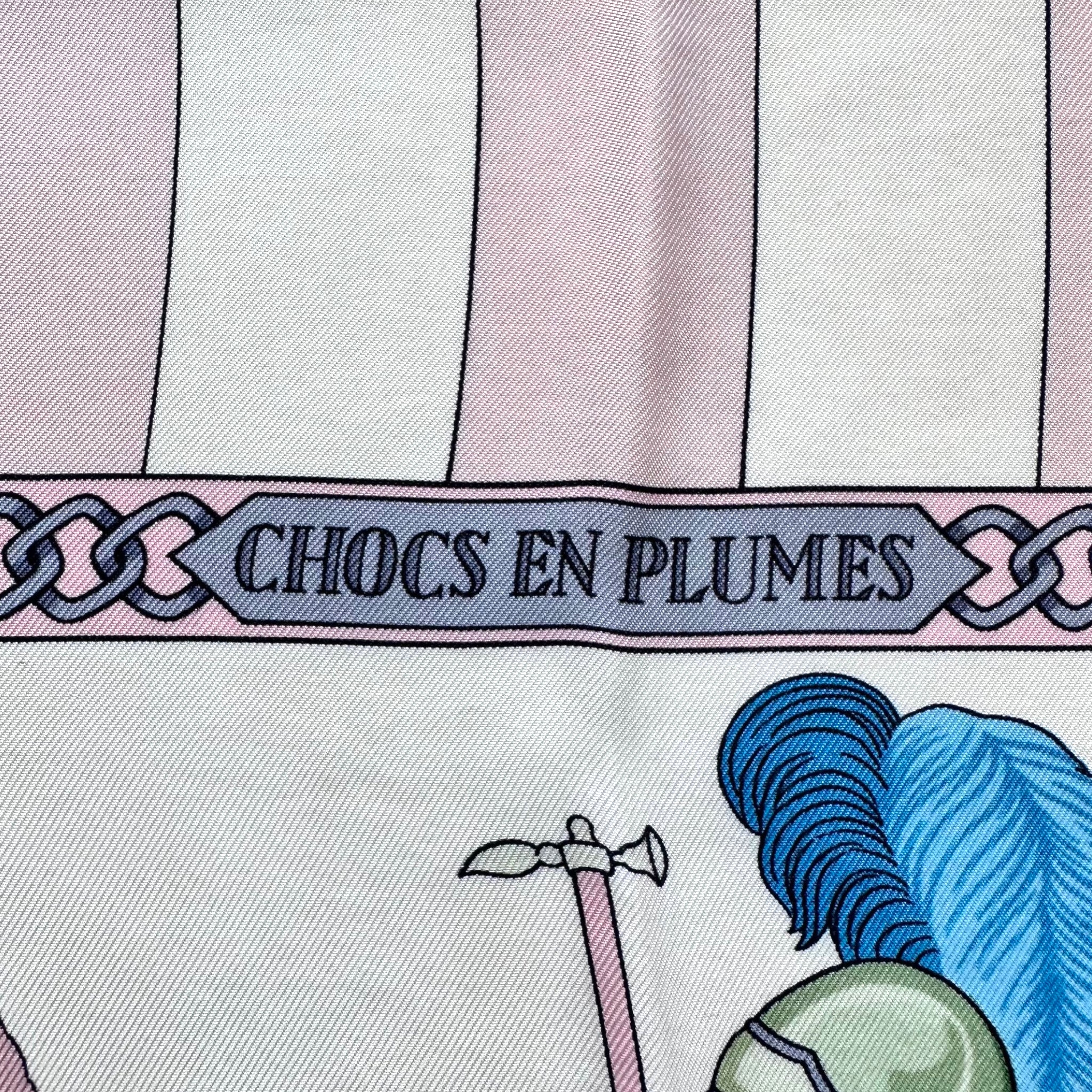 Feathered Shocks - HERMES SCARF 90 CM