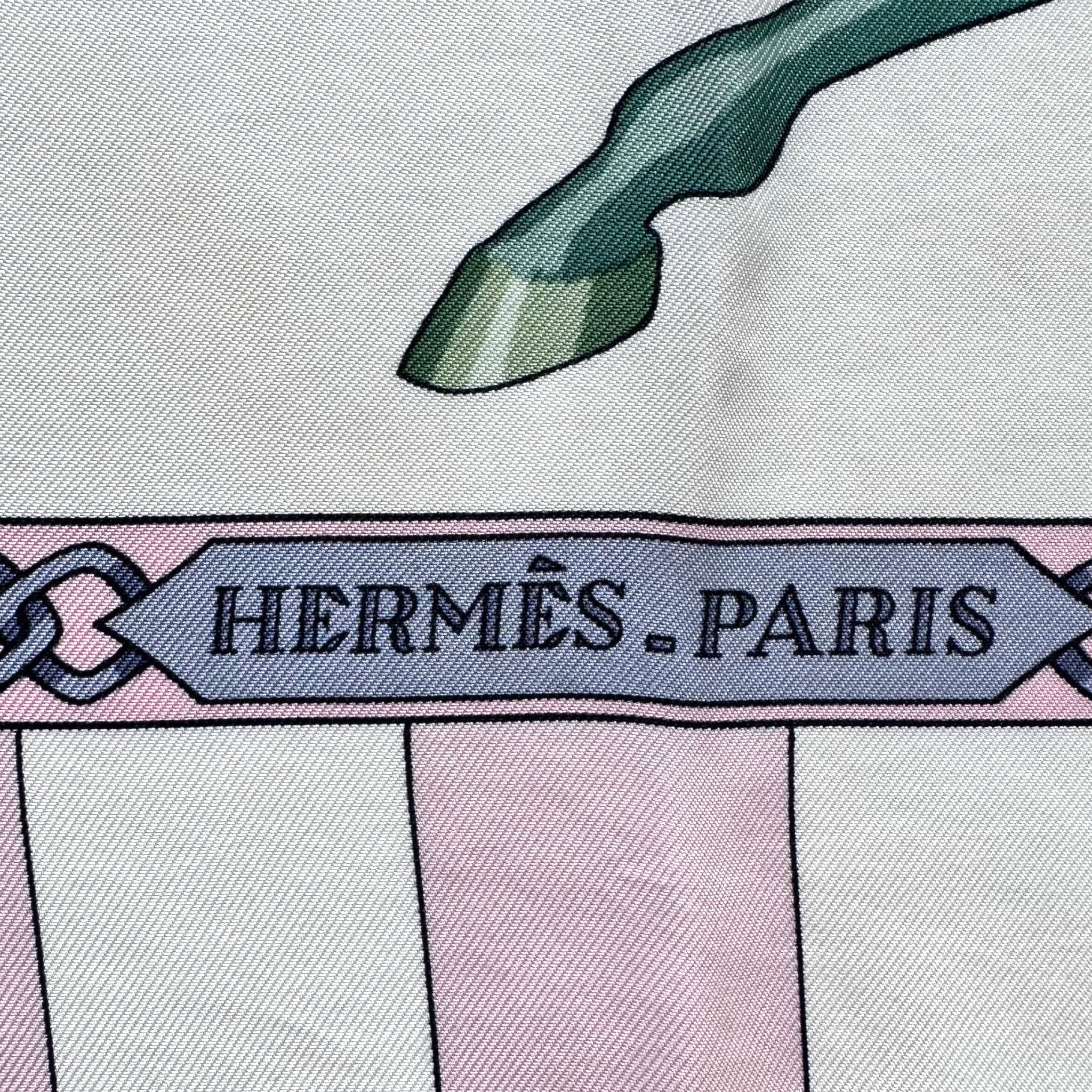 Feathered Shocks - HERMES SCARF 90 CM