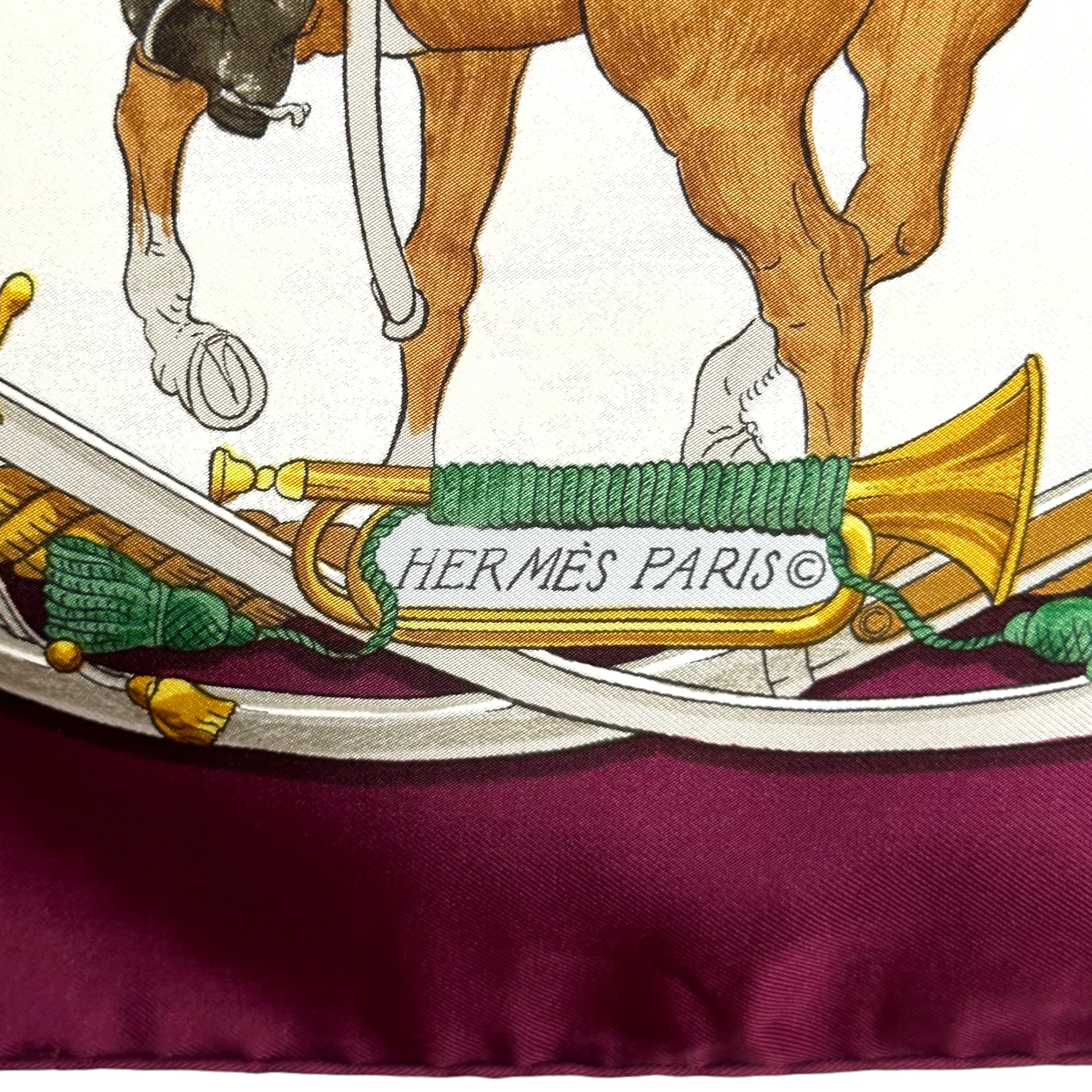 Navy and Cavalry - HERMES SCARF 90 CM