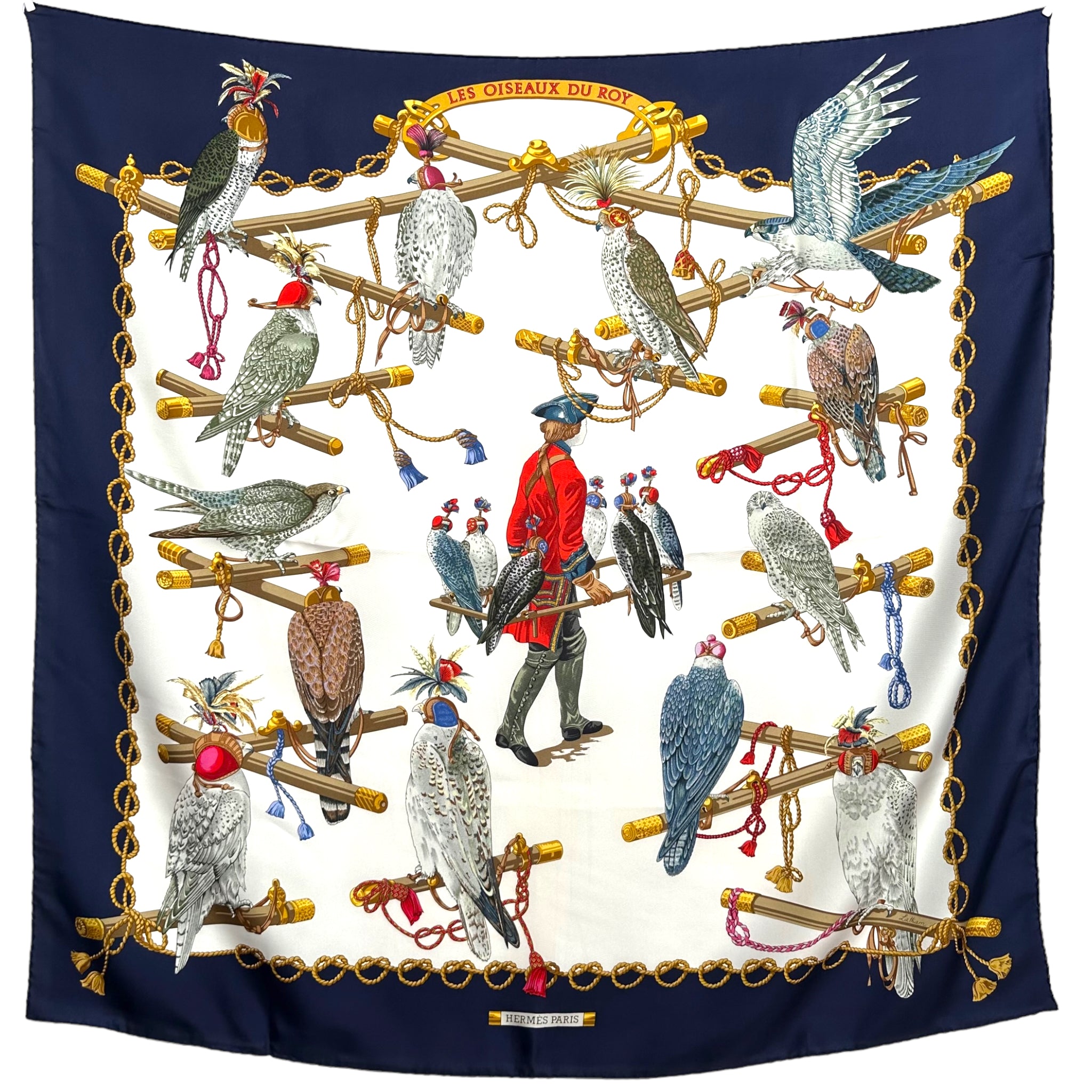 The King's Birds - HERMES SCARF 90 CM
