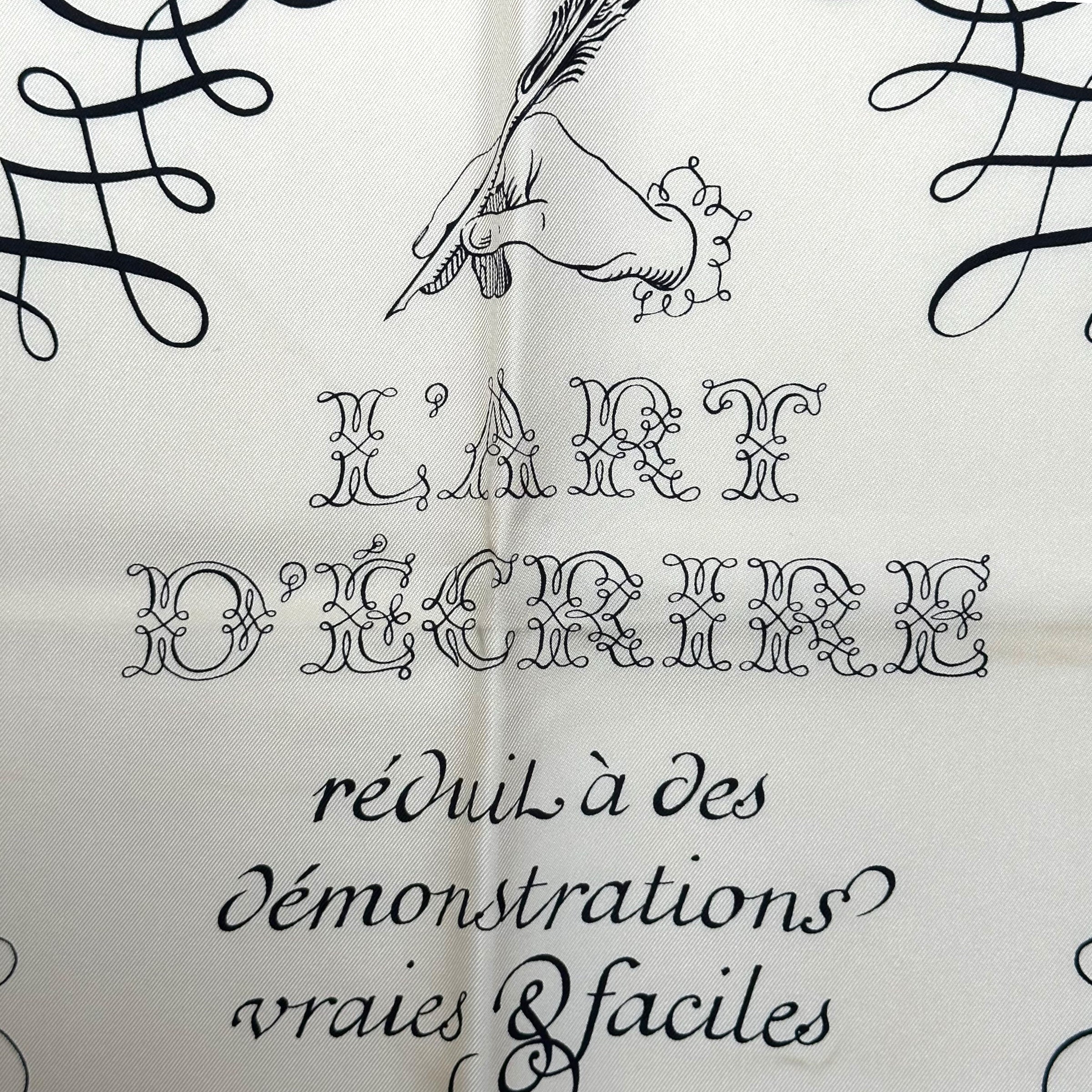 L'art d'écrire_Carré Hermès