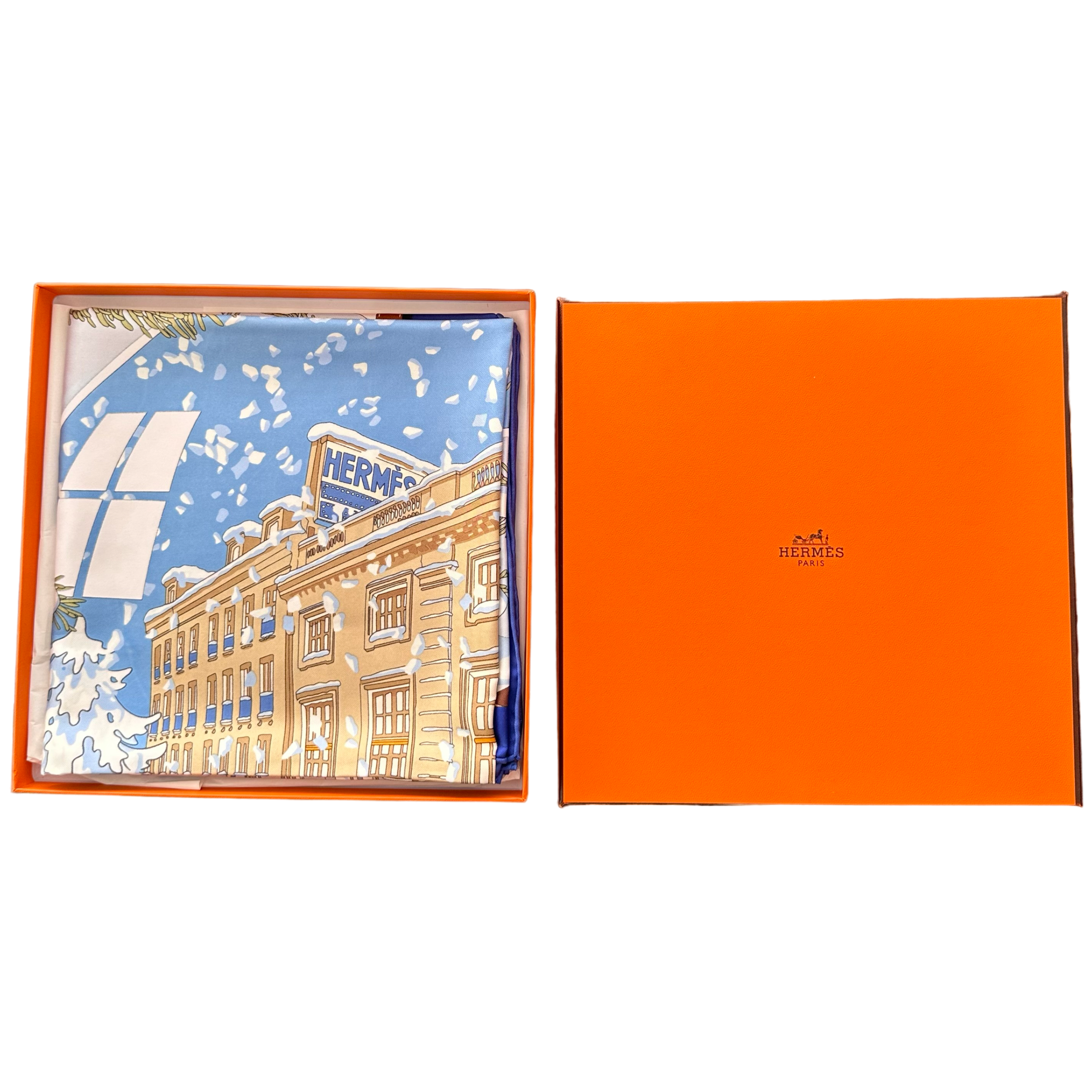Christmas at 24 Faubourg - HERMES SCARF 90CM