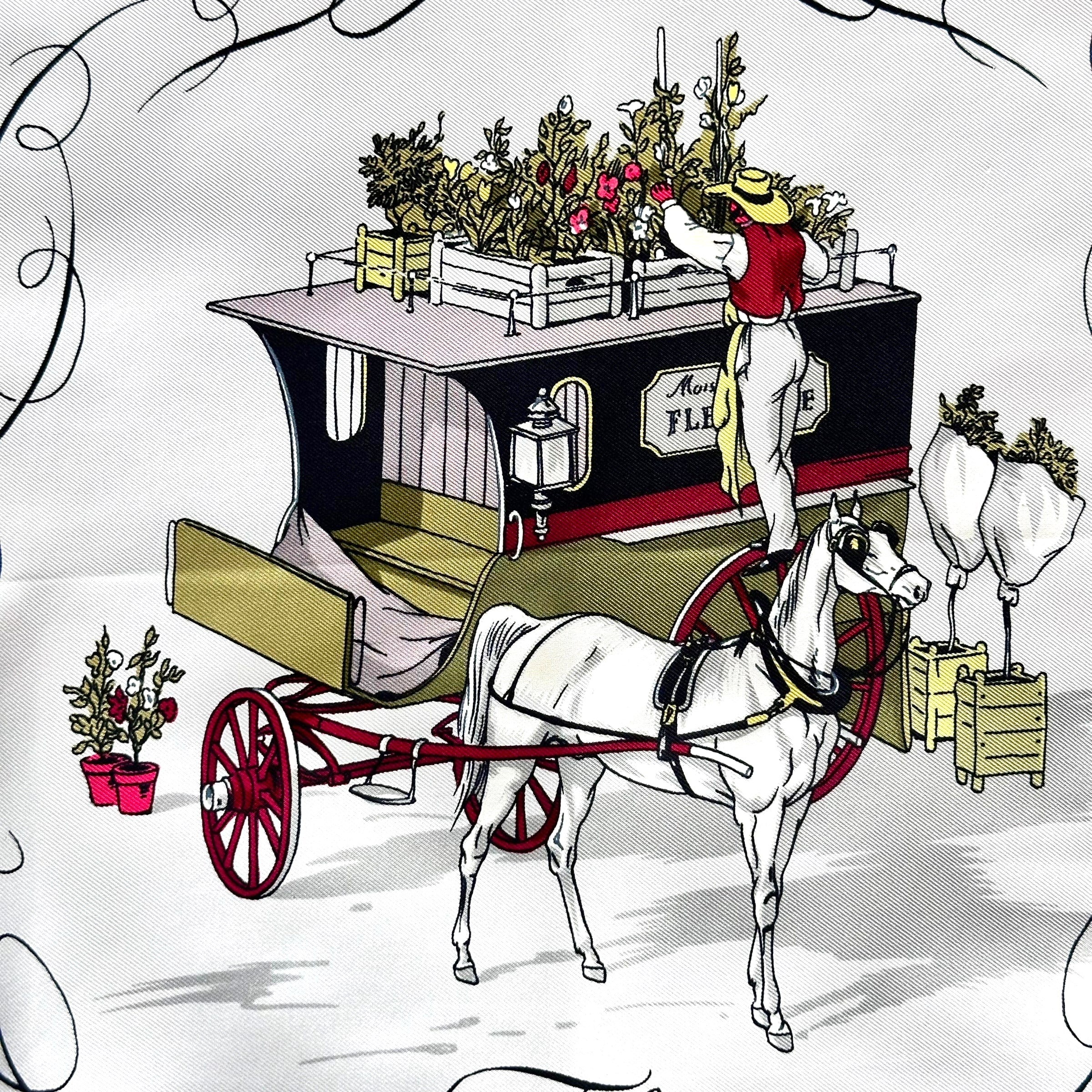 représentation du fleuriste