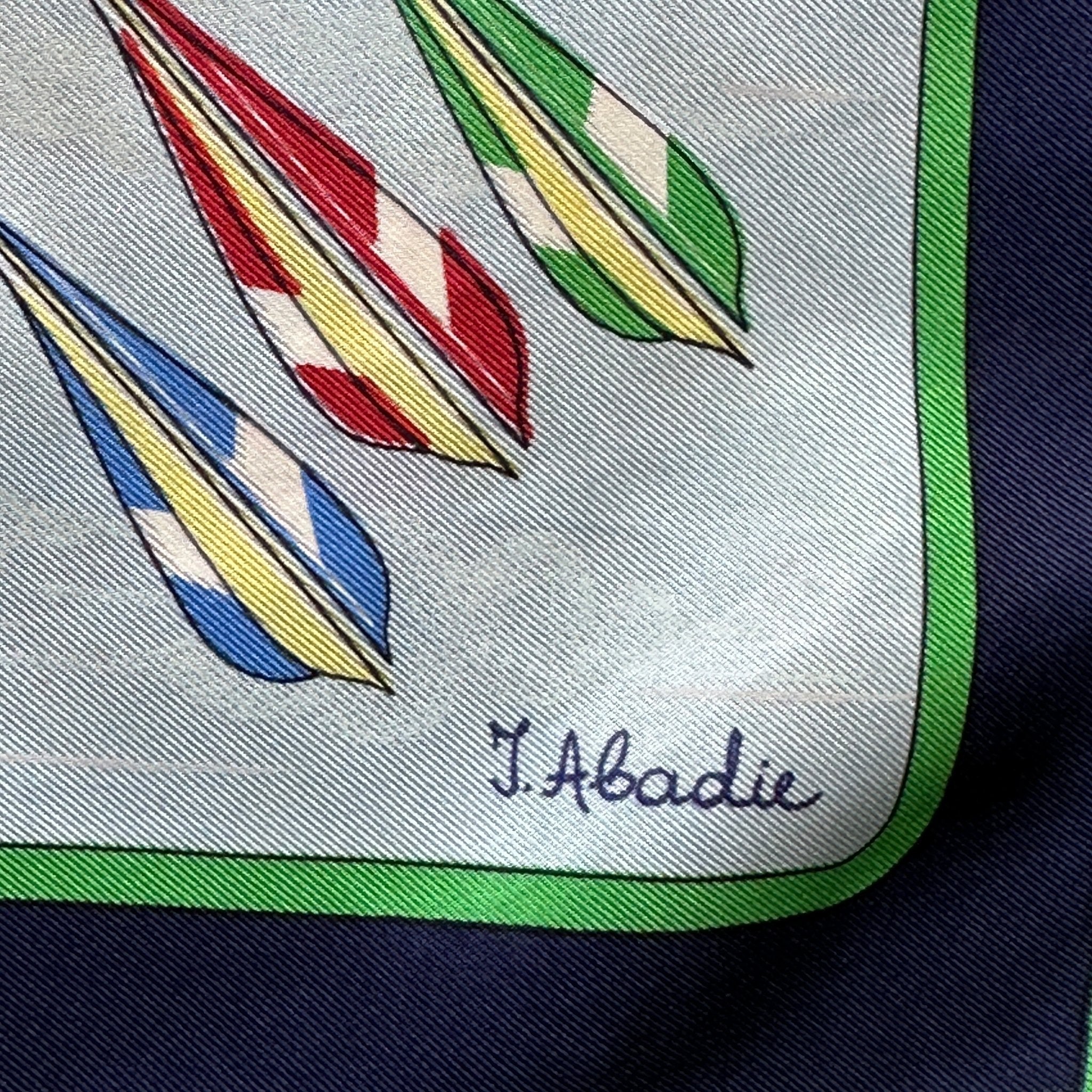 zoom sur la signature abadie