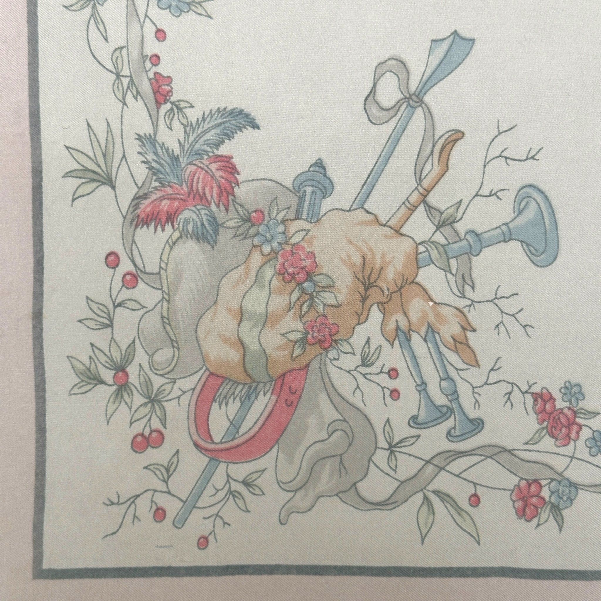 carre hermes intitule pastorale dessiné en 1937