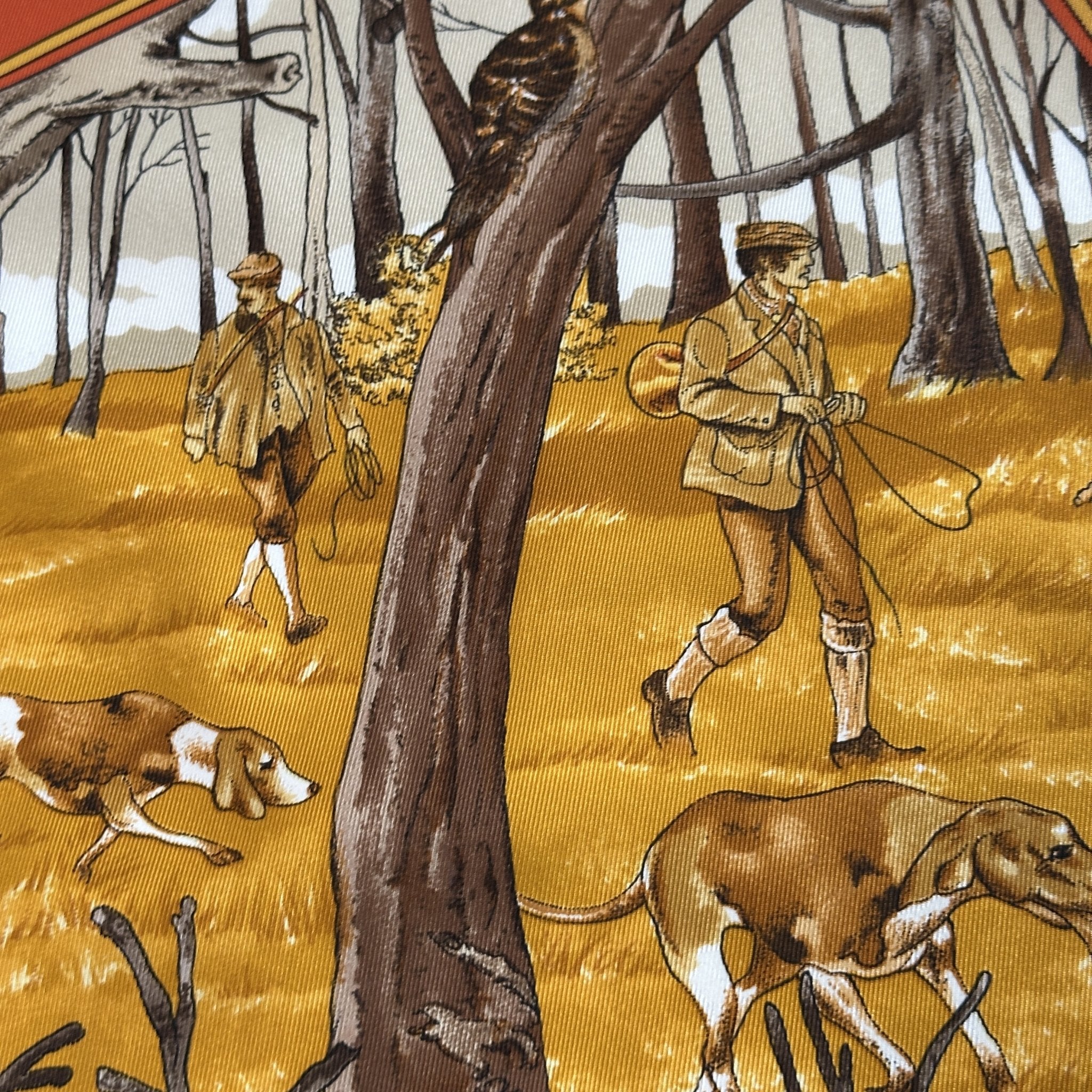 Chasse au bois - FOULARD HERMES 90 CM