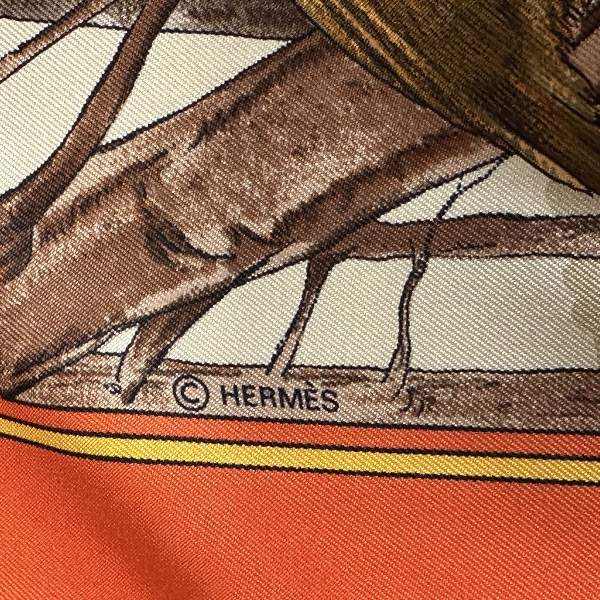 Chasse au bois - FOULARD HERMES 90 CM