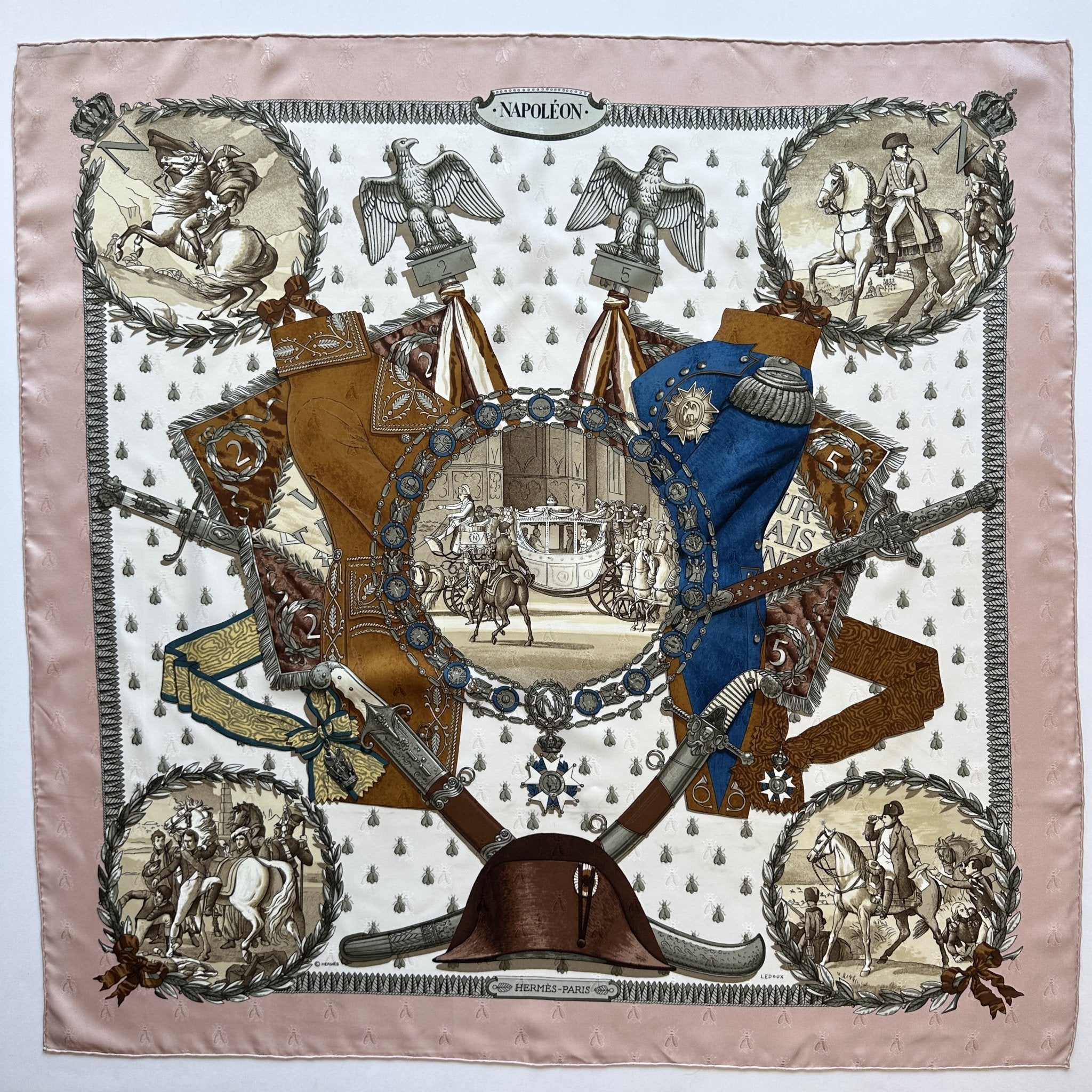 Napoleon - Hermes scarf 90 cm