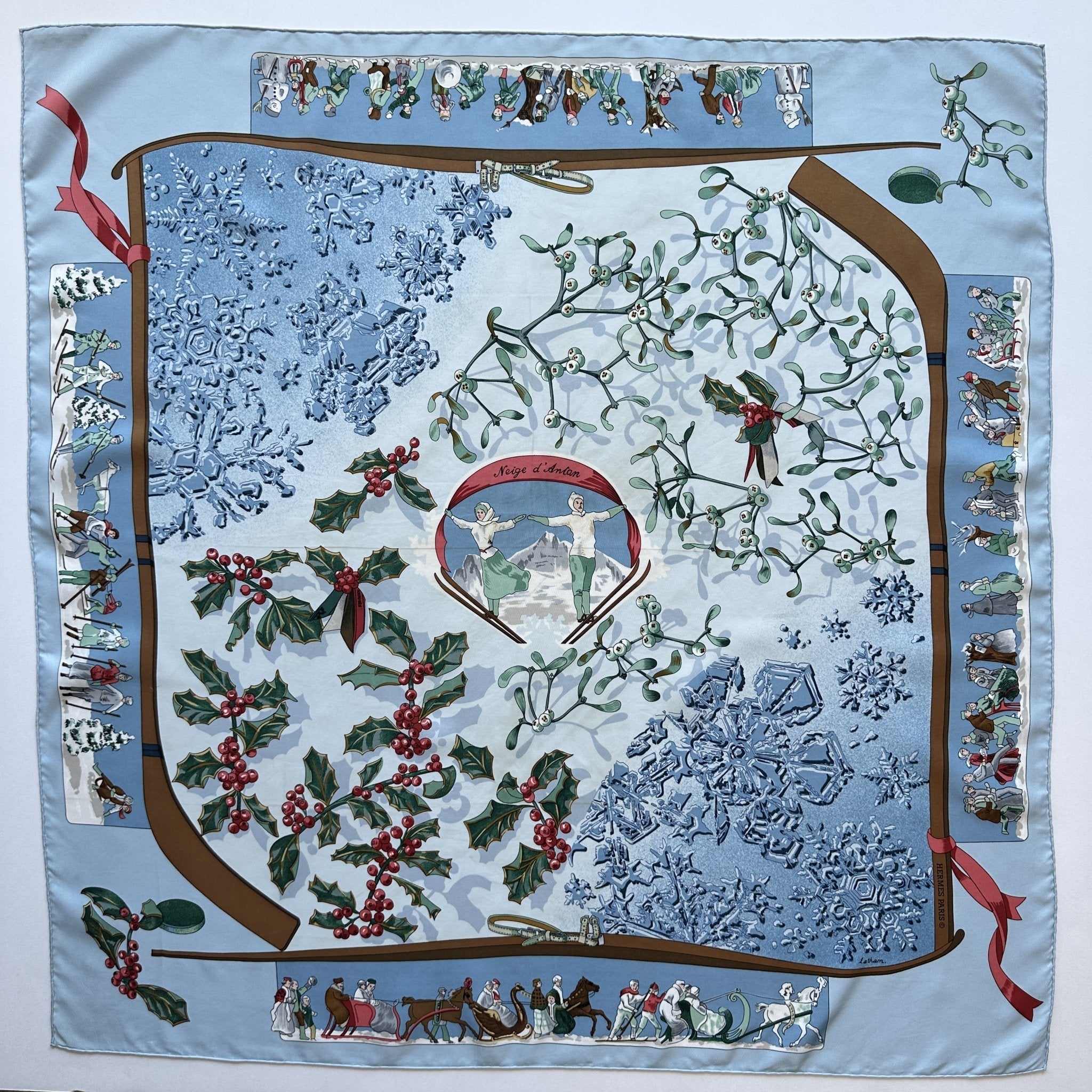 Old-Fashioned Snow - HERMES SCARF 90 CM