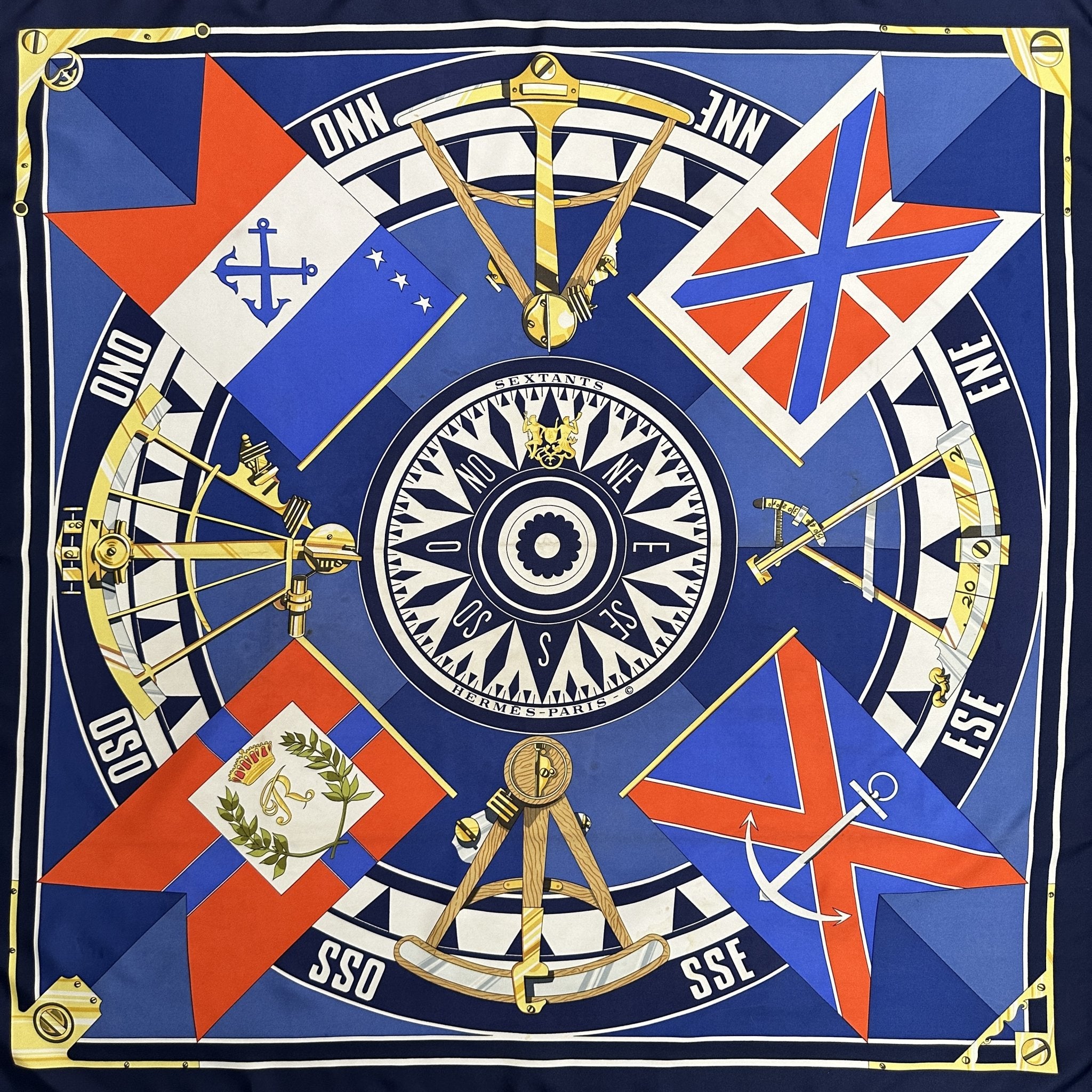 Sextants - HERMES SCARF 90 CM