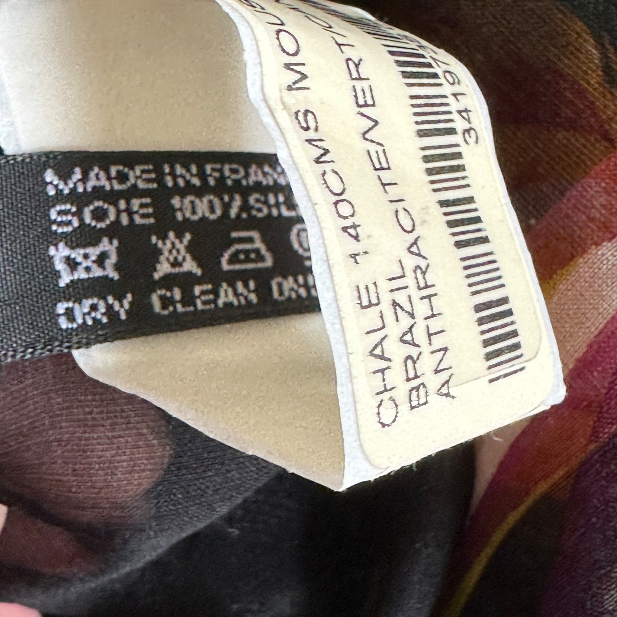 Foulard Hermès Brazil etiquette