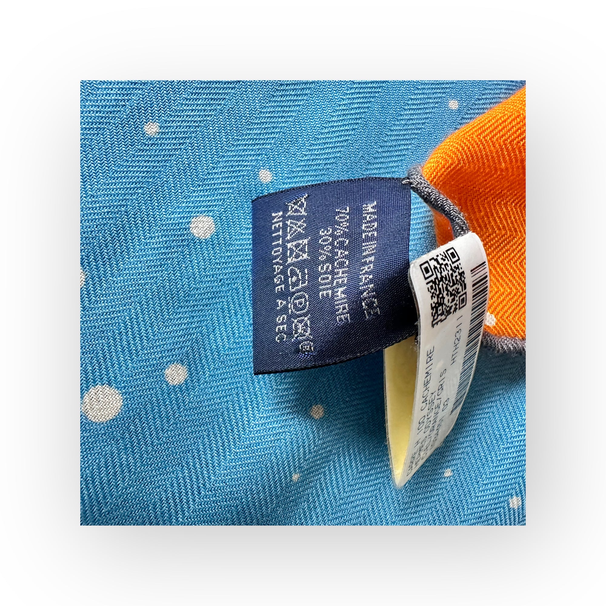 HERMES ODYSSEY - HERMES-SILK AND CASHMERE SCARF 100cm