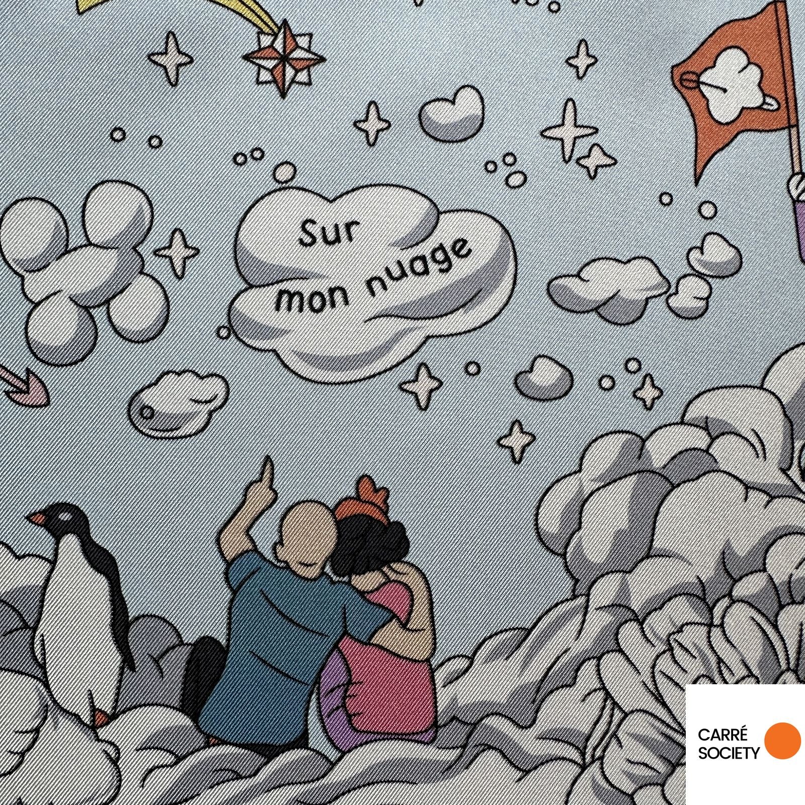 Motifs surréalistes et oniriques – Hermès "Sur mon Nuage" édition 2022