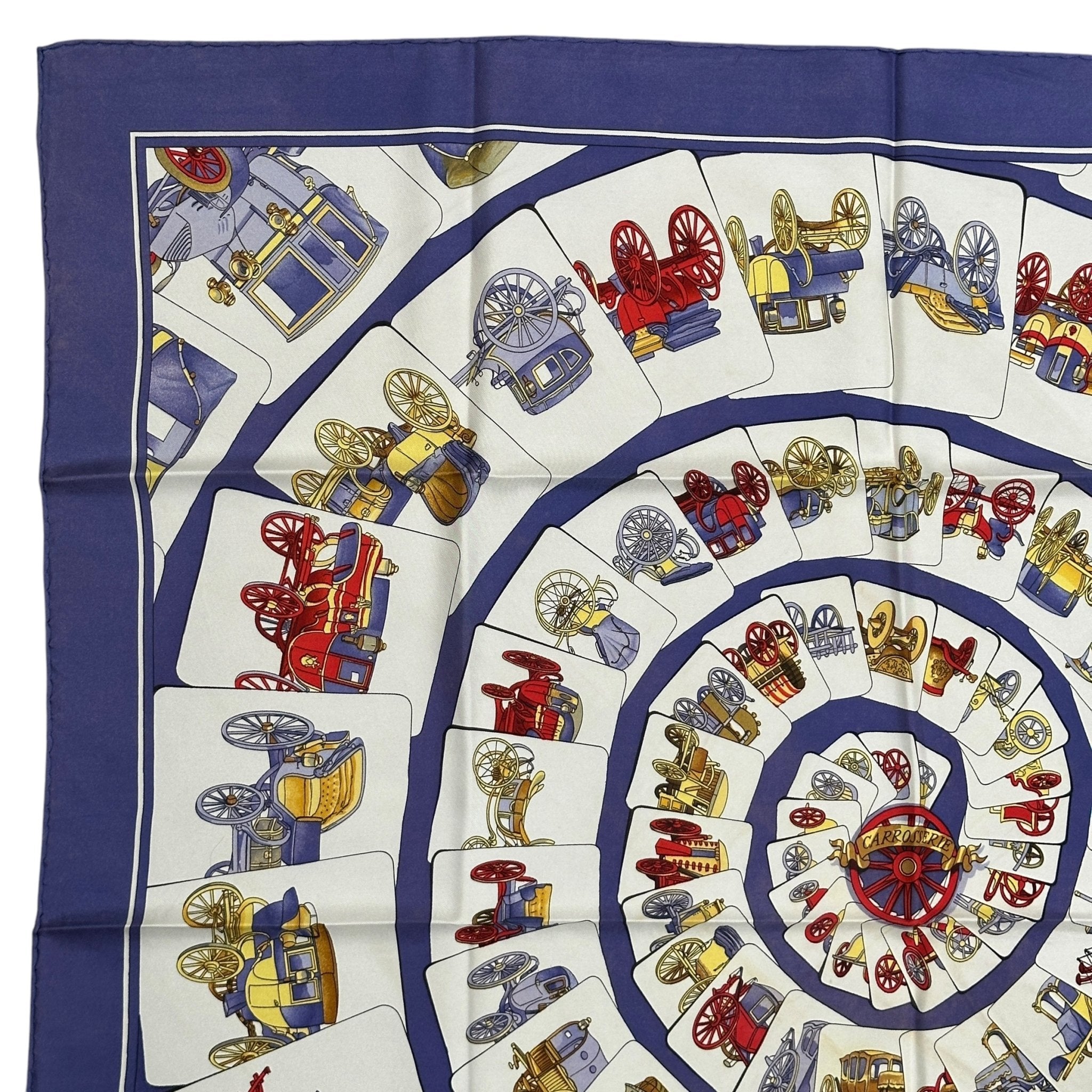 coin supérieur gauche du foulard 